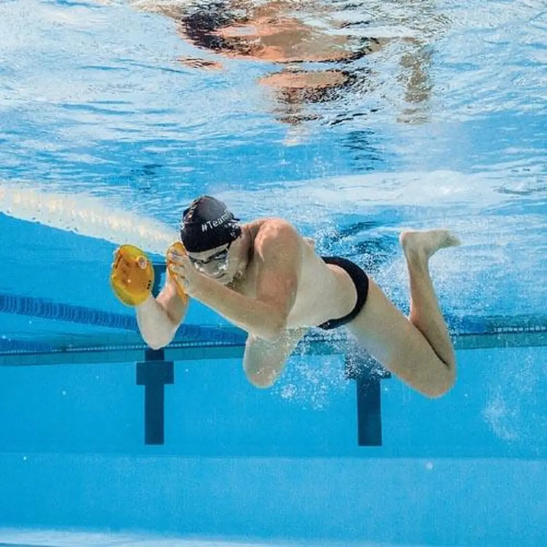 FINIS Agility Paddles Floating - Geel - M - afbeelding 4 van 6