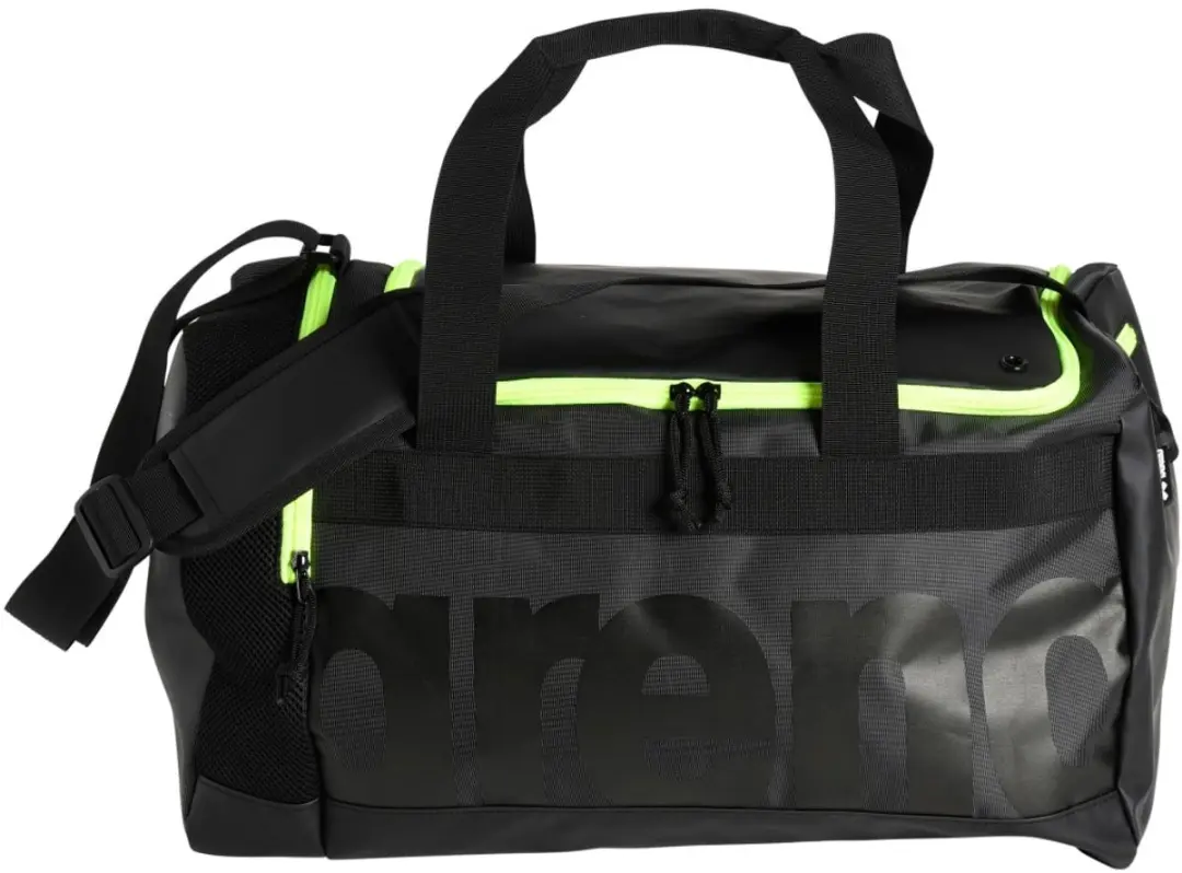 Arena Spiky III Sporttas 40 - Zwart/Neon Geel - afbeelding 2 van 2