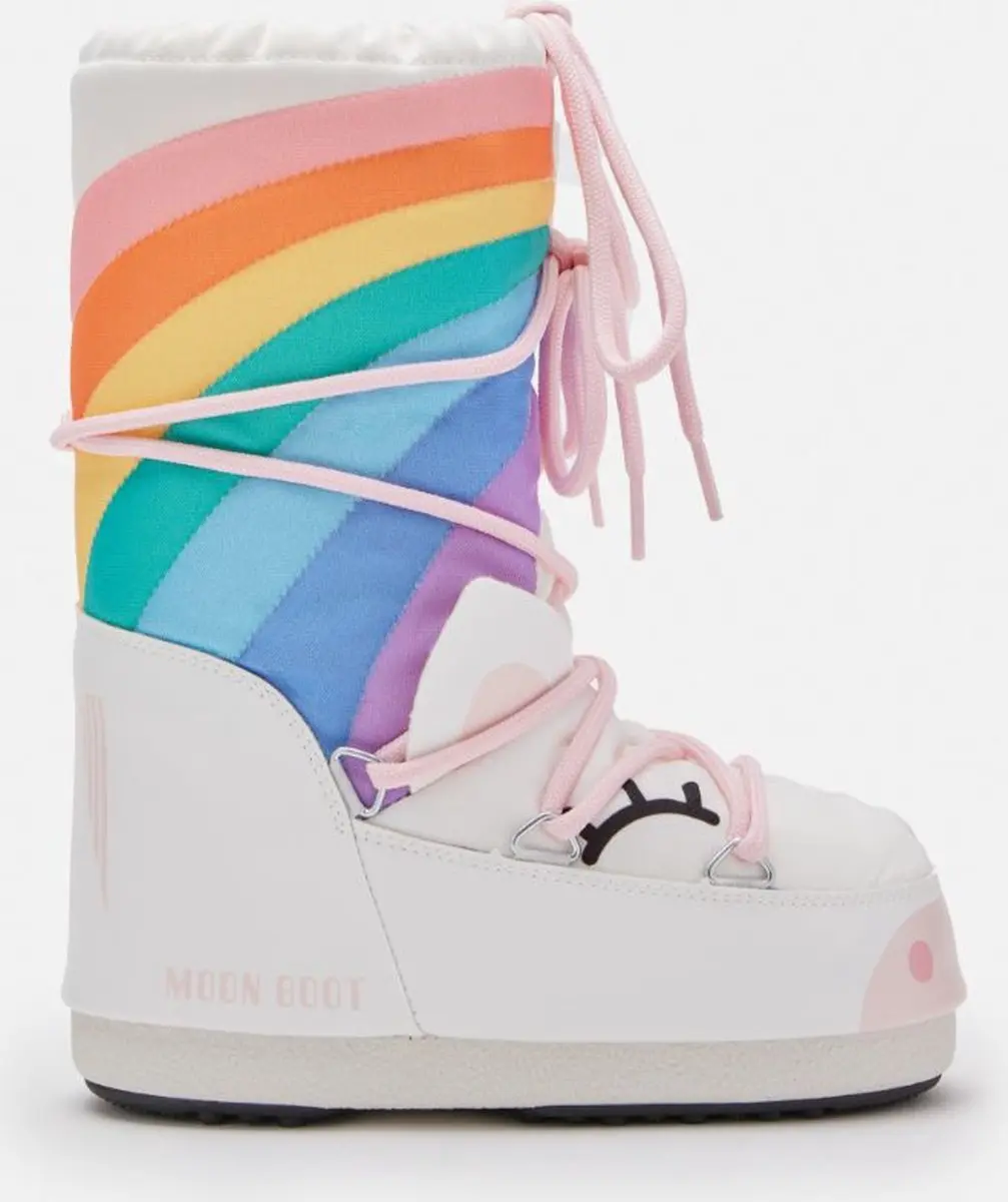 MOON BOOT ICON JUNIOR UNICORN WHITE Thermoboots / Snowboots / Sneeuwlaarzen