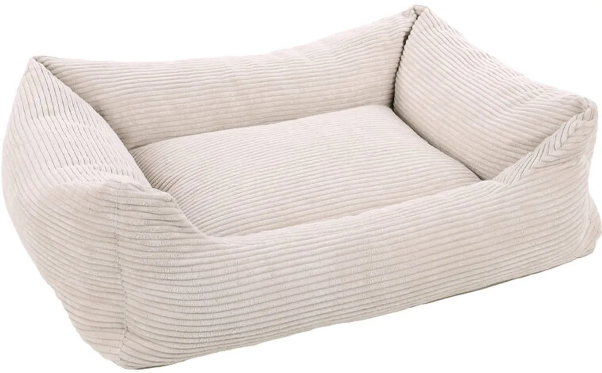 Flamingo Velluto Hondenmand Beige - 80x67x22cm