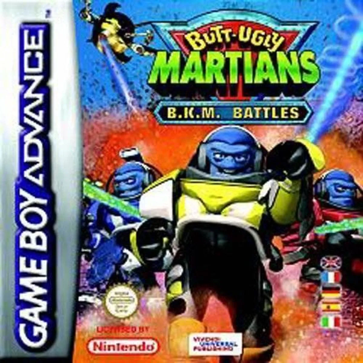 Nintendo Butt-Ugly Martians B.K.M. Battles GBA