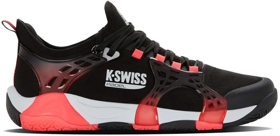 Padelschoen K-Swiss Men K-Frame Padel Black/Micro Chip/Neon Lava-Schoenmaat 44