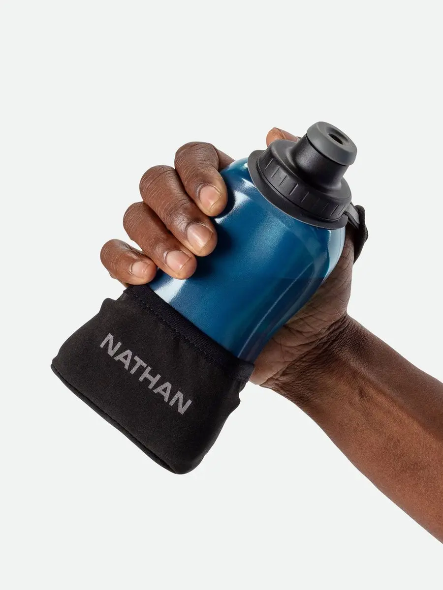 Nathan QuickSqueeze Lite Drinkfles 355ml - Marine Blue - afbeelding 5 van 6