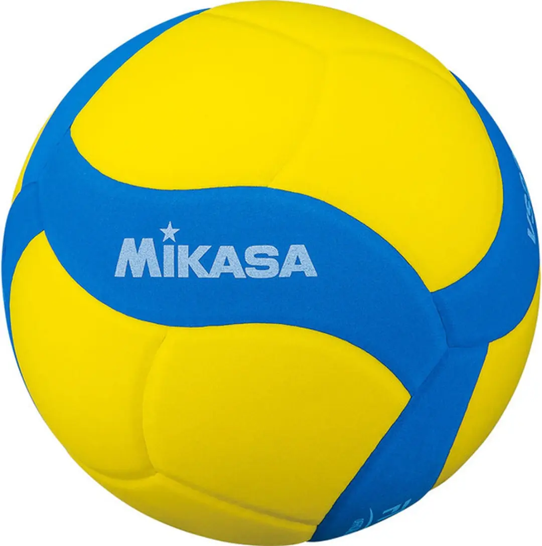 Mikasa VS220W Volleybal Kids - Geel/Blauw - afbeelding 2 van 2