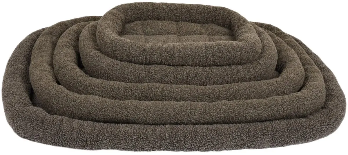 Flamingo Sherpa Kussen Honden - Bruin 70x41cm
