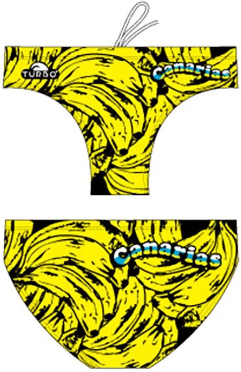 Turbo Canarias Bananas Zwemslip Geel 2XL Man