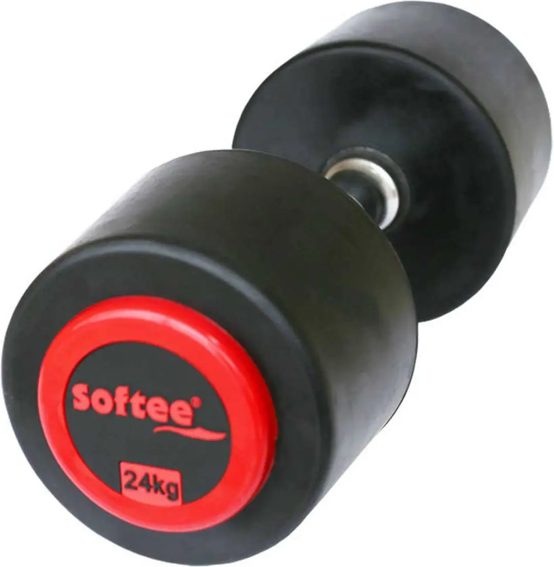 Softee Pro-sport 24kg Dumbbell Zwart 24 kg