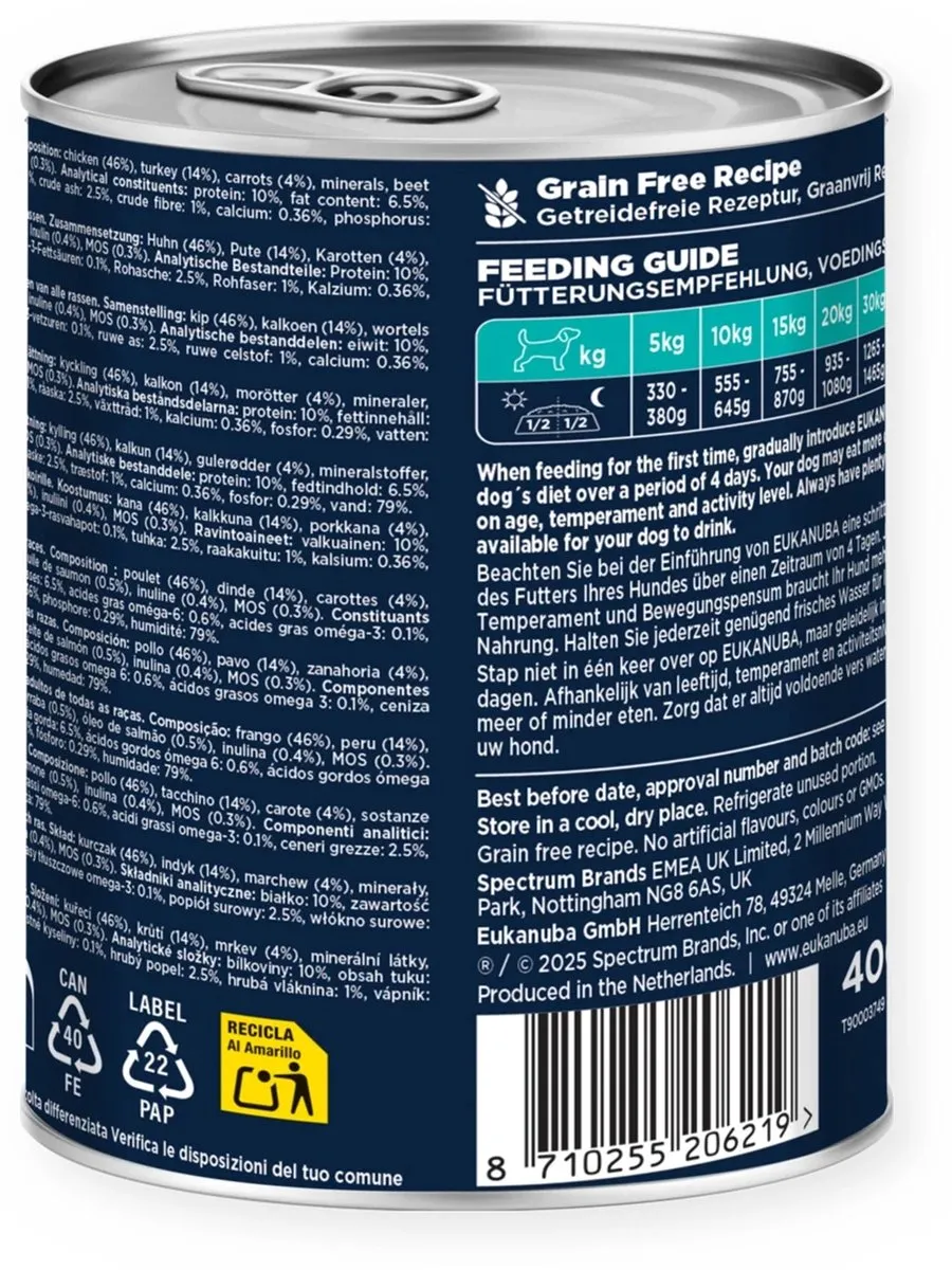 Eukanuba Life Care Nat Hondenvoer Adult Kalkoen & Wortel 400g