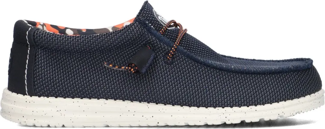 Hey Dude Wally Sox Stitch Blue Multi Instappers Heren - afbeelding 3 van 6