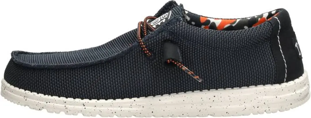 Hey Dude Wally Sox Stitch Blue Multi Instappers Heren - afbeelding 2 van 6