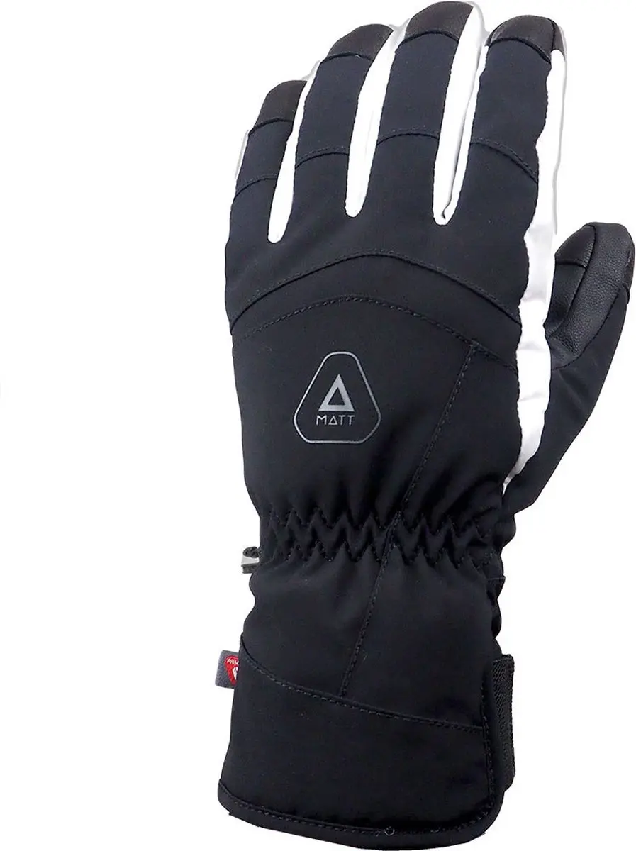 Matt Powder Handschoenen Zwart M Vrouw