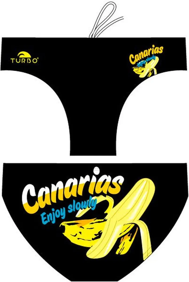 Turbo Banana Enjoy Slowly Zwemslip Zwart 5XL Man