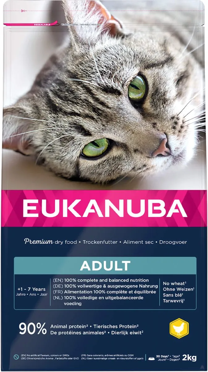 Eukanuba Cat Adult Top Condition 1+ Kip - 10kg