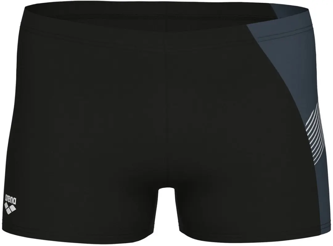 Arena Printed Splice Zwemshort Heren - Zwart/Grijs - Maat 80 - afbeelding 2 van 6