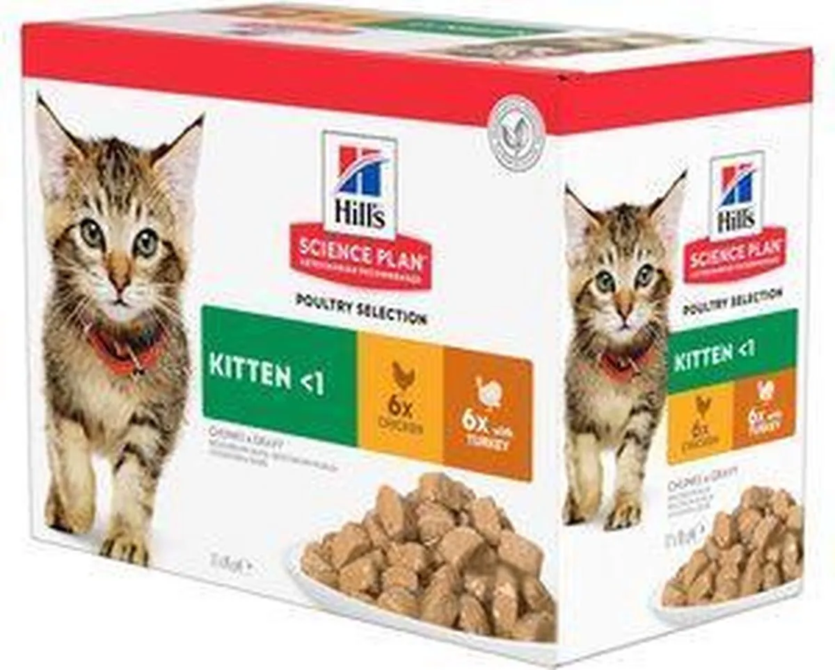 Hill's Science Plan Kitten Kip/Kalkoen Kattenvoer