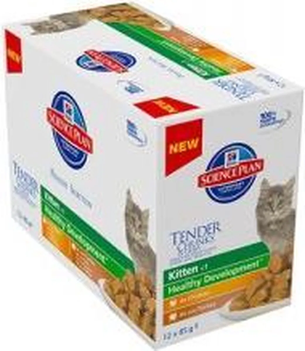 Hill's Science Plan Kitten Kip/Kalkoen Kattenvoer - 12 x 85g