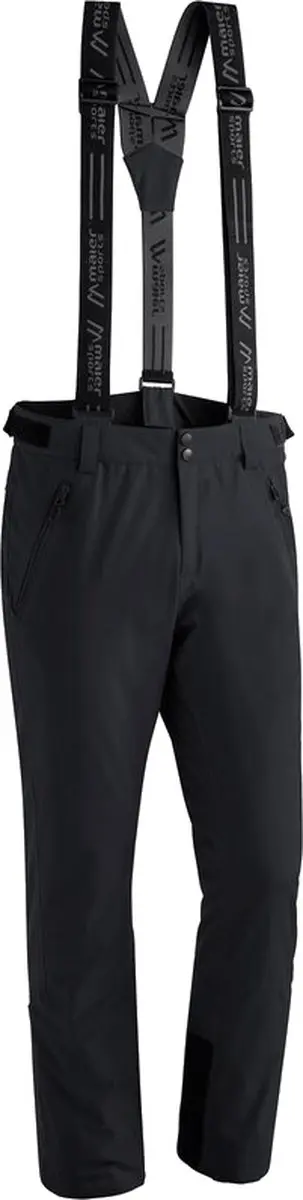 Maier Sports Men's Anton long black Maat 48-lang