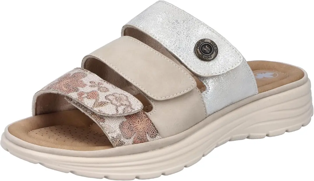 Rieker Dames Mules V8583 Beige