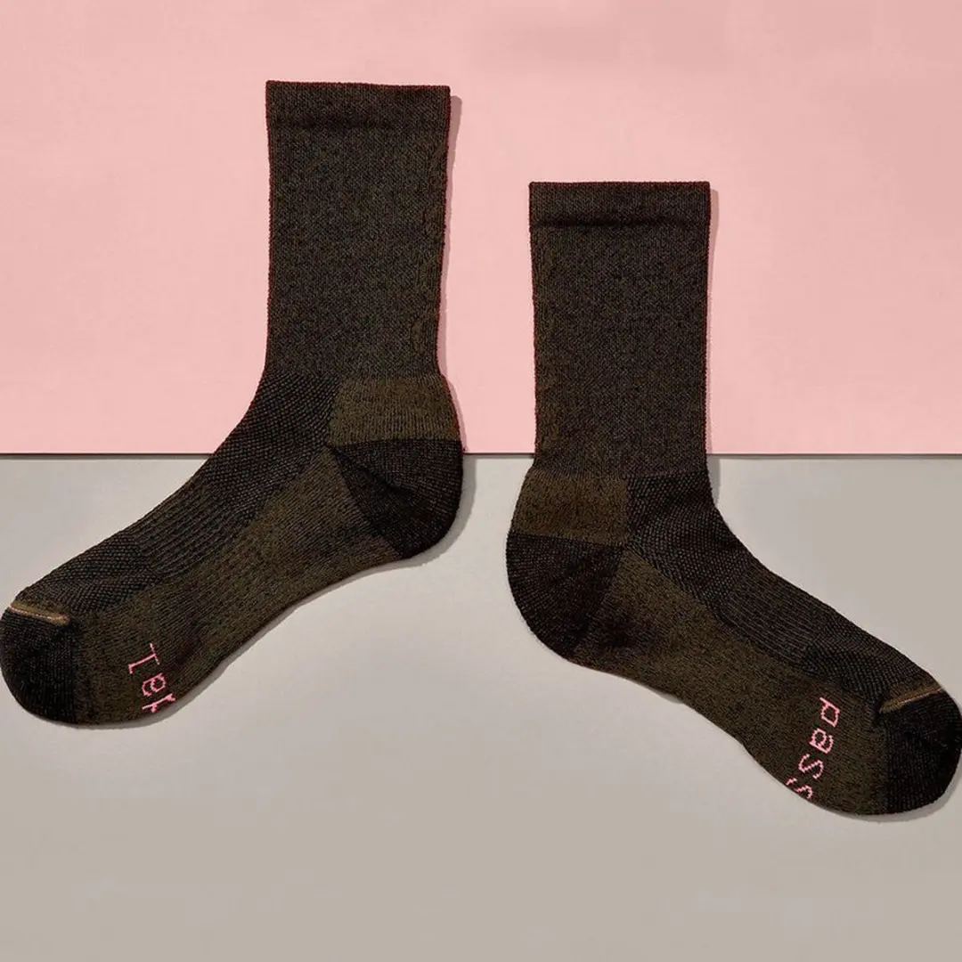 Quoc Merino Tech Wollen Sokken - Camouflage Groen - L - afbeelding 3 van 5