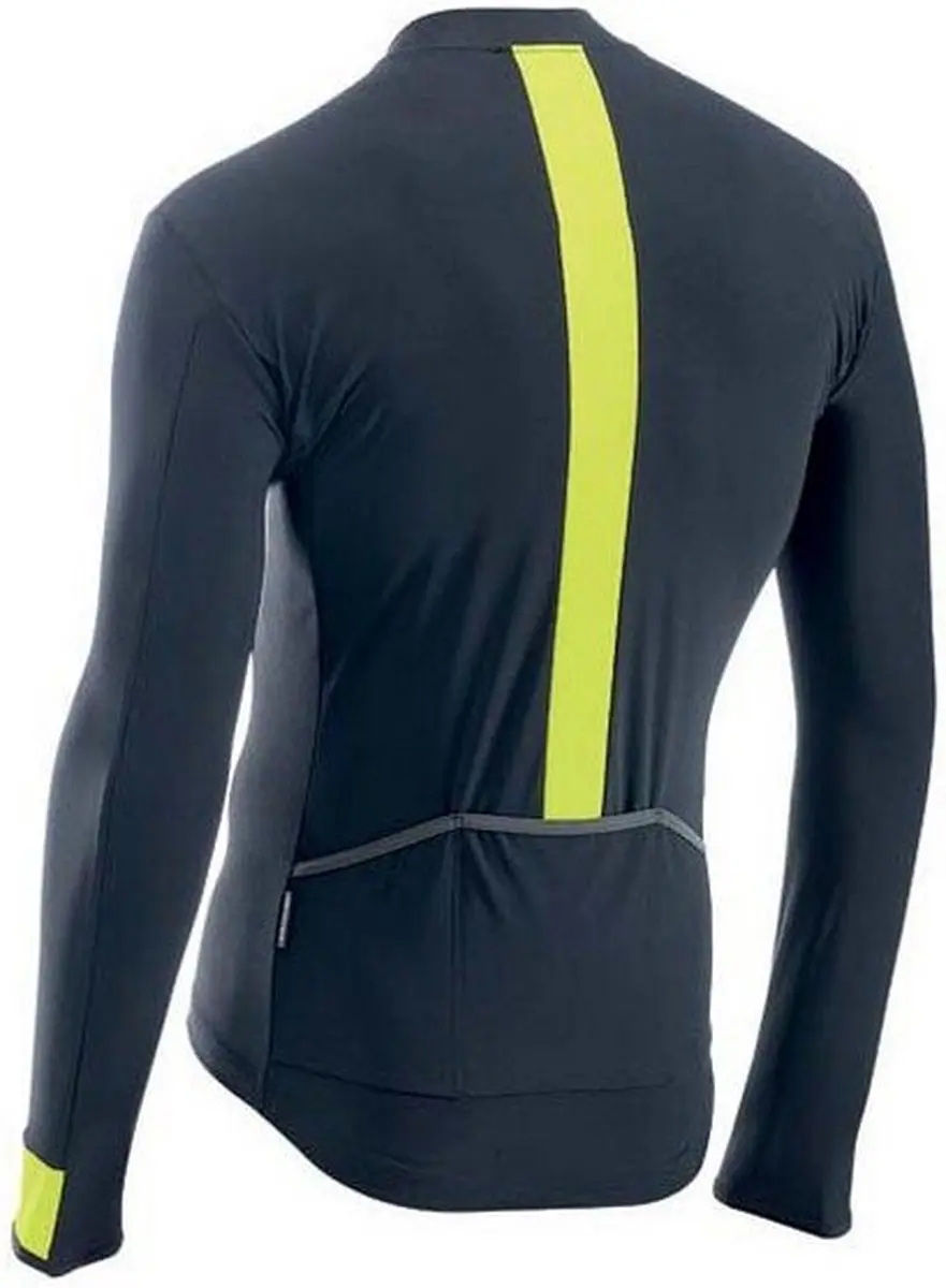 Northwave Fahrenheit Fietsshirt Lange Mouwen - Zwart/Fluor Geel - S - afbeelding 2 van 2