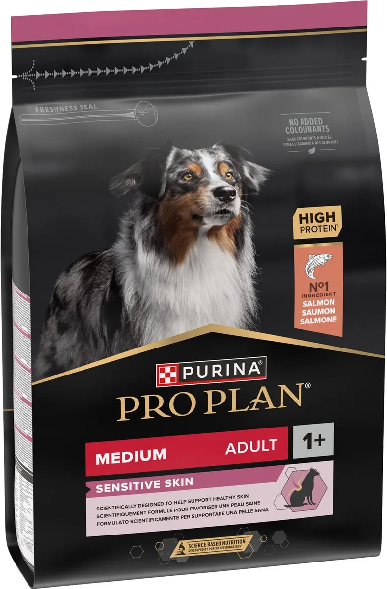 Pro Plan Dog Medium Adult Gevoelige Huid Zalm - 28 kg