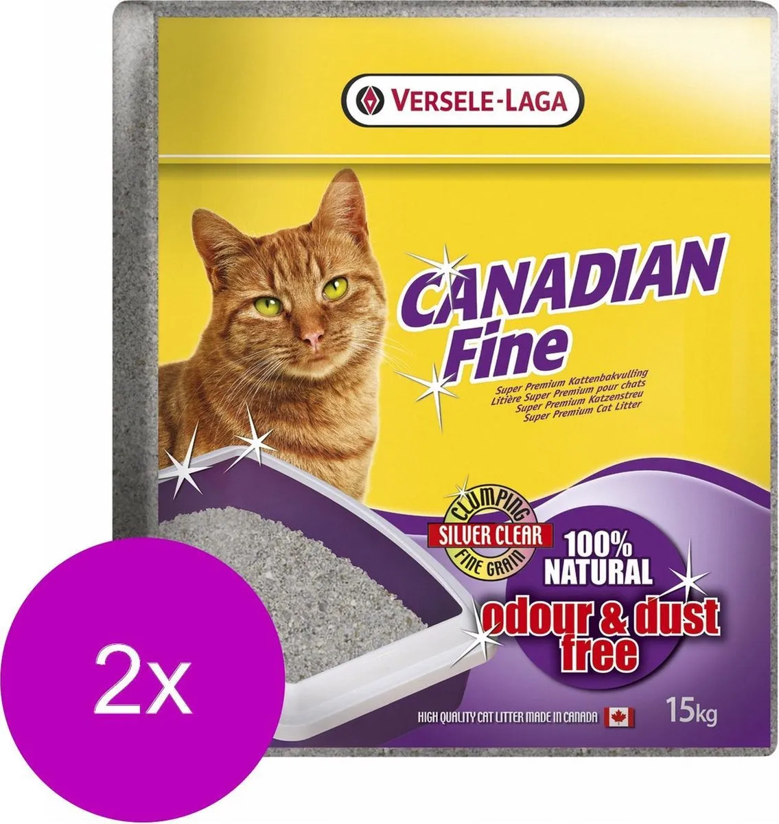 Versele-Laga Canadian Fine Kattenbakvulling - 2x15kg