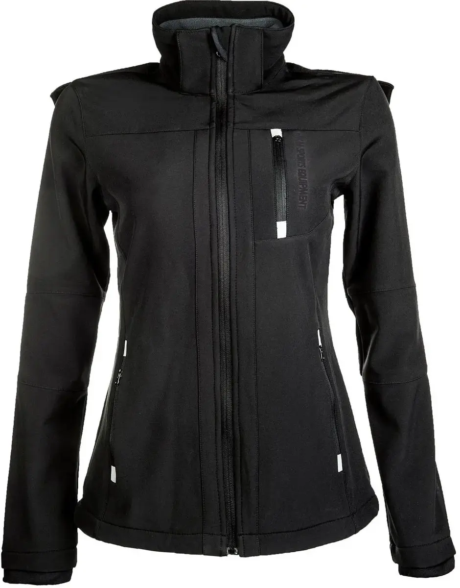 Duweljack met afneembare capuchon voor vrouwen HKM Softshell