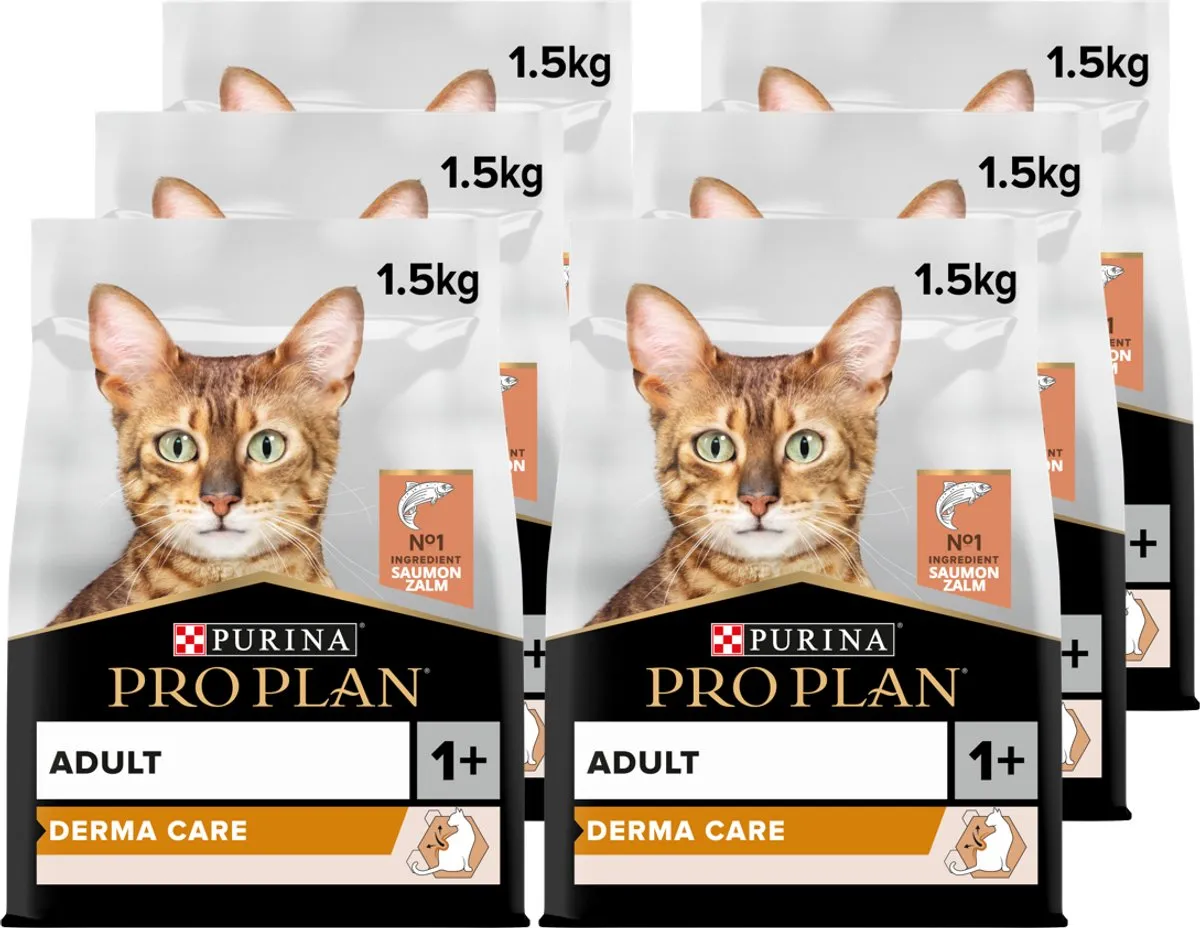 Pro Plan Adult Elegant Derma Care Zalm - 6x1,5kg