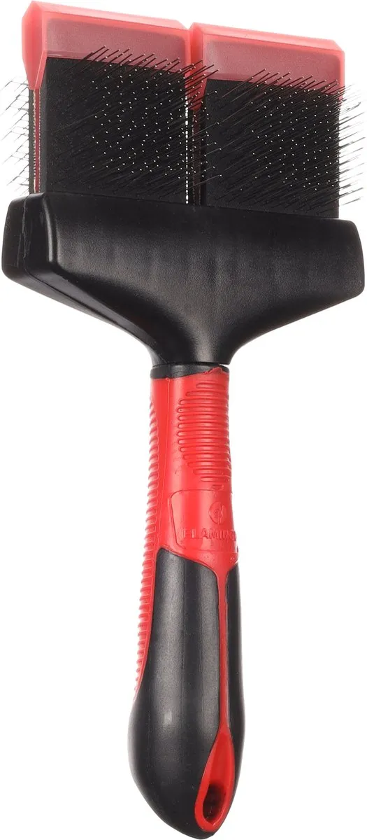 Flamingo 2-in-1 Slickerborstel Maat L