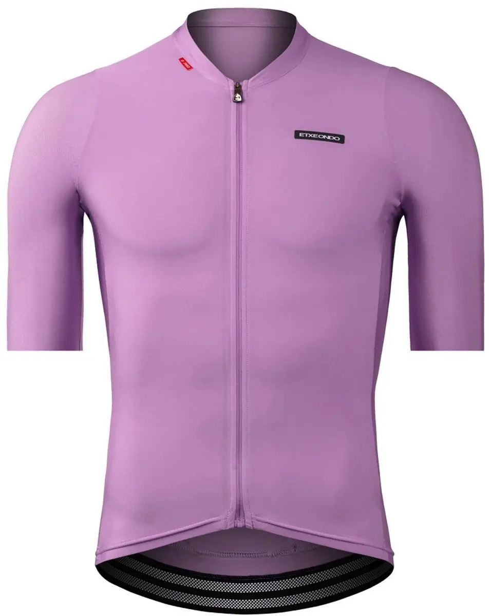 Etxeondo Alde Metalic Korte Mouw Wielertrui Paars S Man