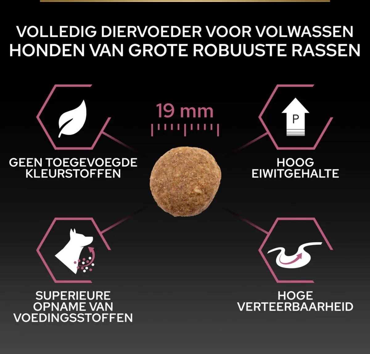 Pro Plan Sensitive Skin Large Robust Adult Hondenvoer Zalm 14kg - afbeelding 6 van 6
