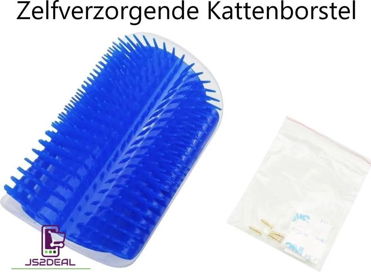 Catit Zelfverzorgende Kattenborstel Blauw