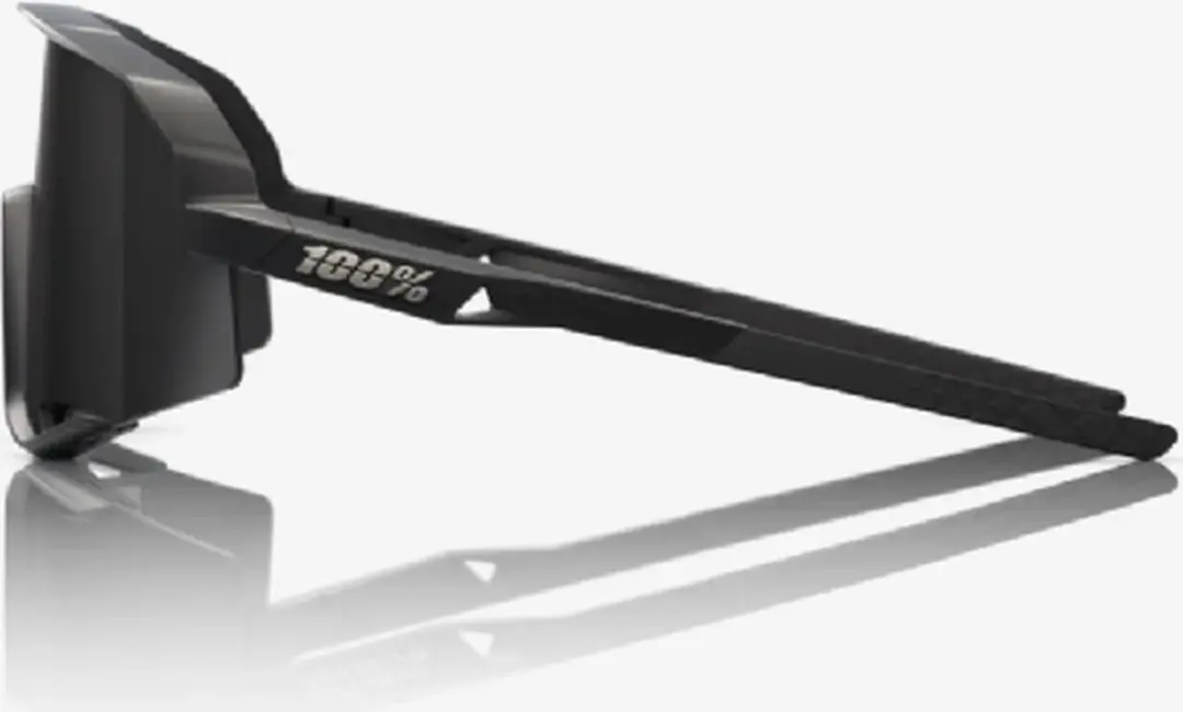 100% Slendale Matte Black zonnebril - Smoke Lens - afbeelding 4 van 6