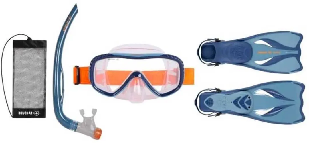 Beuchat Oceo Pmt Snorkelset Blauw EU 38-41