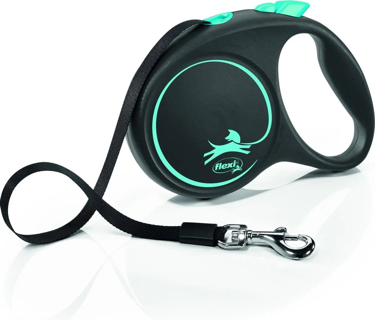 Flexi Black Design Hondenriem Rollijn Blauw