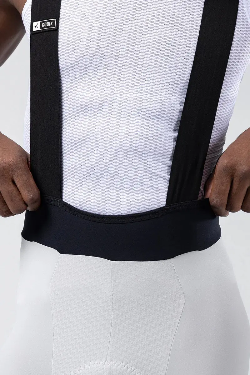 Gobik Lancer Diamond Bibshort Fietsbroek - Wit - XL - afbeelding 5 van 6