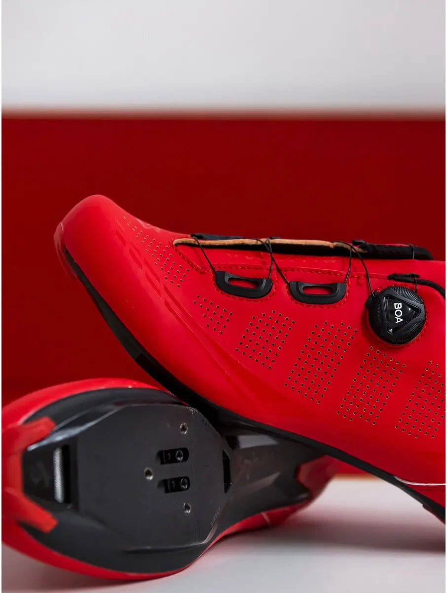 Spiuk Aldama Road Fietsschoenen - Matte Red - afbeelding 2 van 5