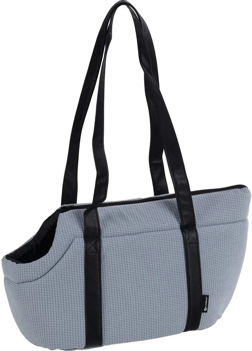 Flamingo Aaliyah Draagtas - Blauw 46x23x25cm - afbeelding 6 van 6