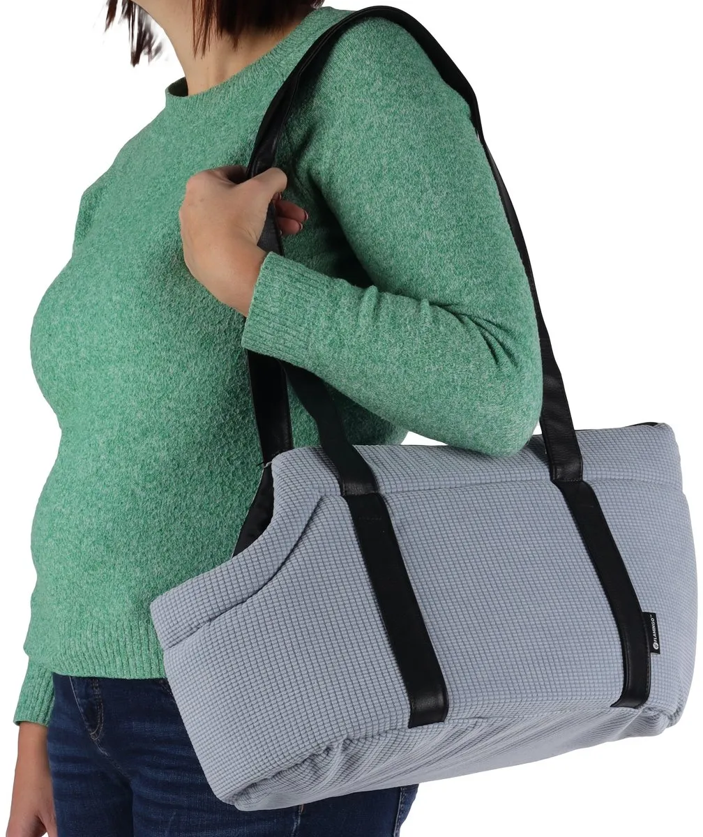 Flamingo Aaliyah Draagtas - Blauw 46x23x25cm