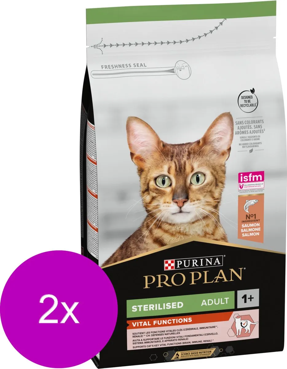 Pro Plan Cat Sterilised Sensitive Zalm 2x1,5kg