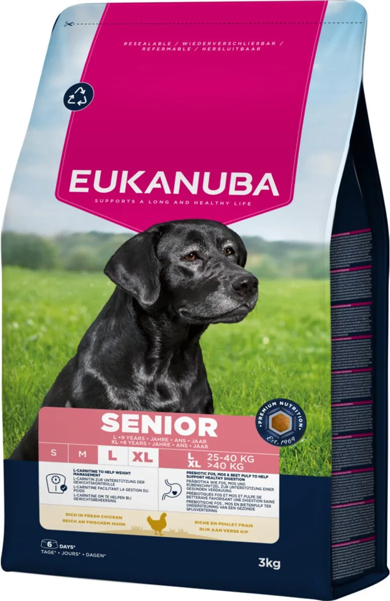 Eukanuba Life Care Dog Senior Large Kip