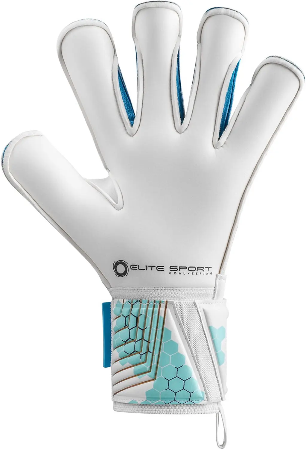 Elite Sport Orca Keepershandschoenen - Wit/Hemelsblauw - afbeelding 2 van 5