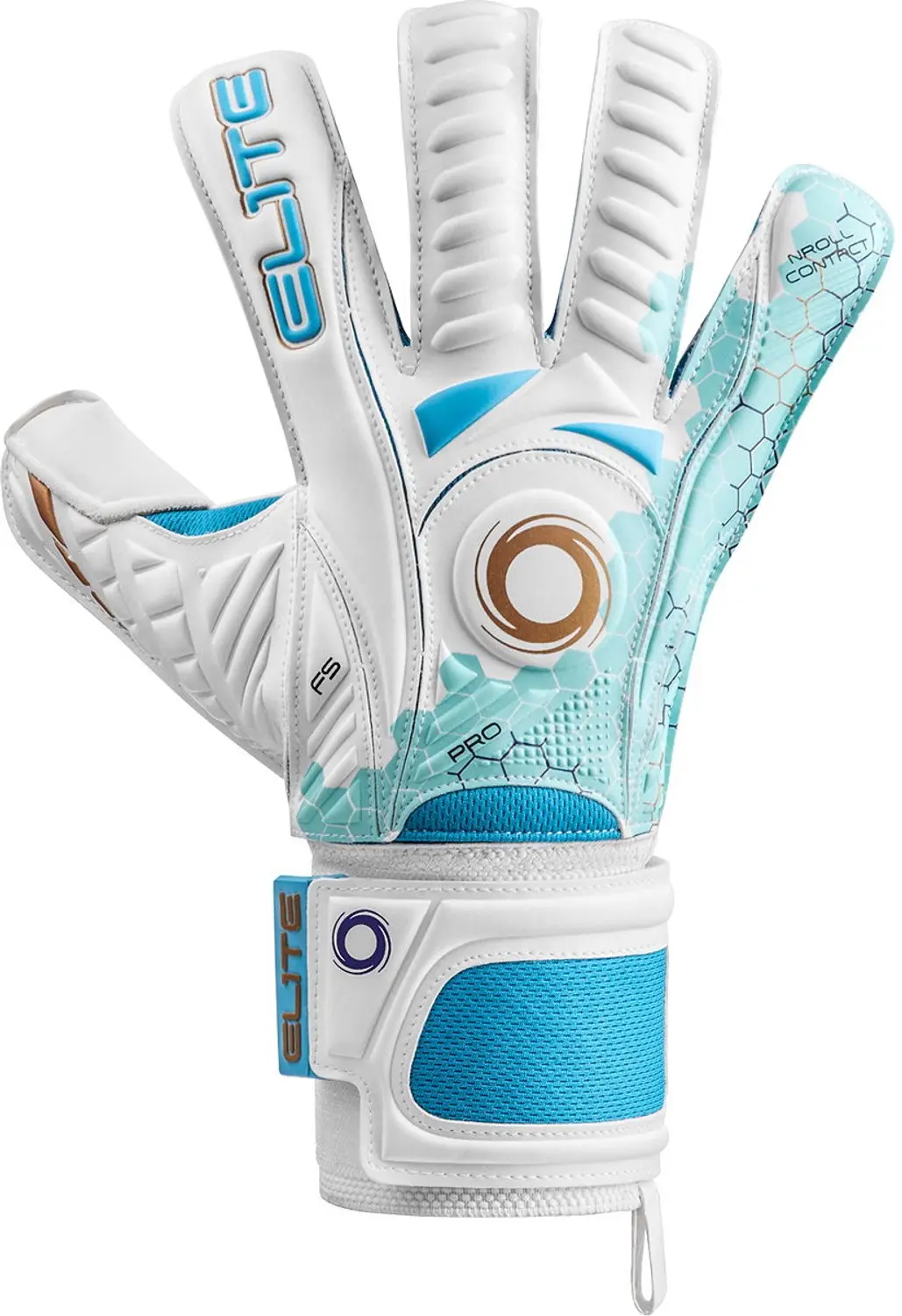 Elite Sport Orca Keepershandschoenen - Wit/Hemelsblauw - afbeelding 3 van 5
