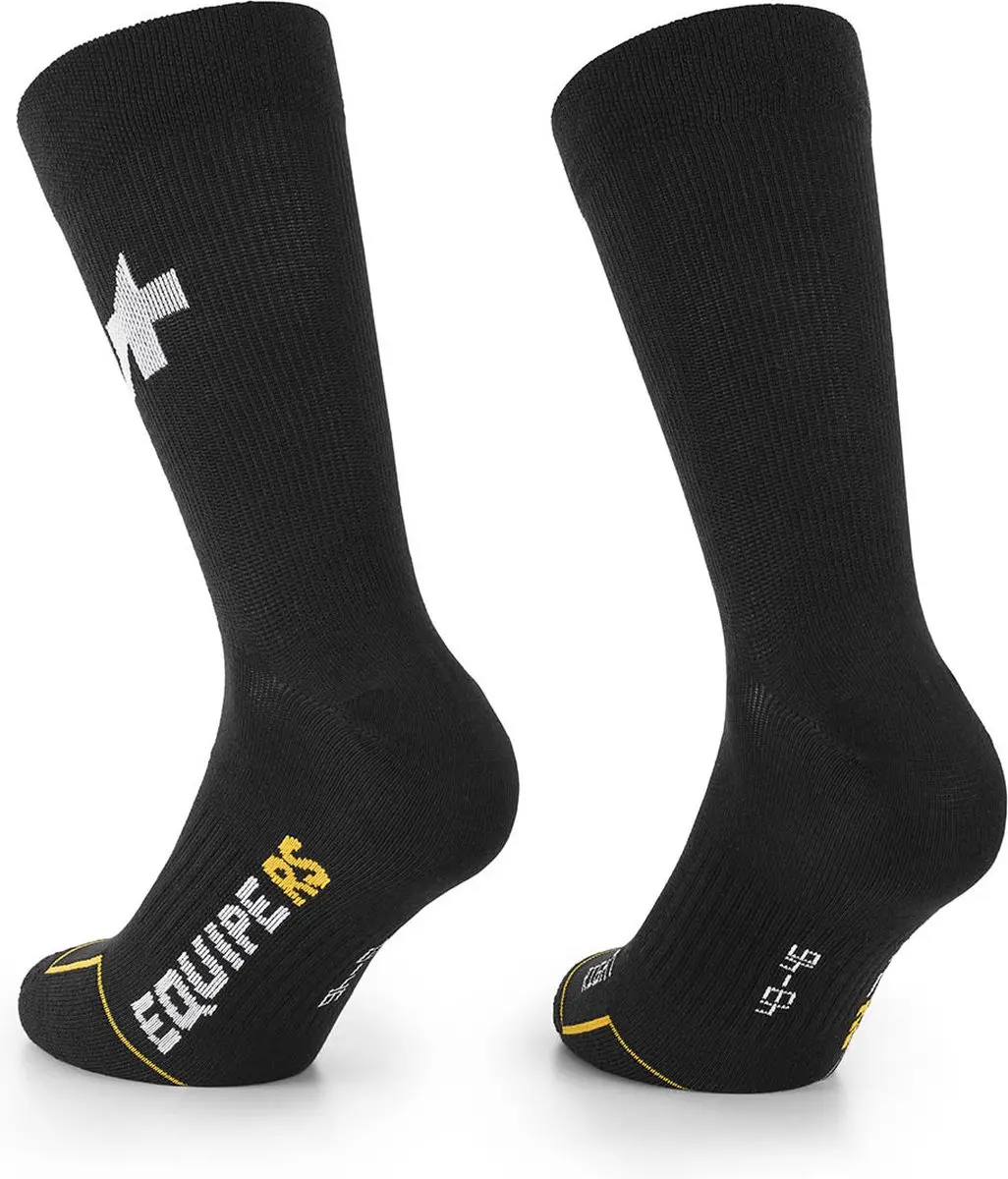 Assos RS Spring Fall Sokken - Zwart - 35-38 - afbeelding 3 van 4