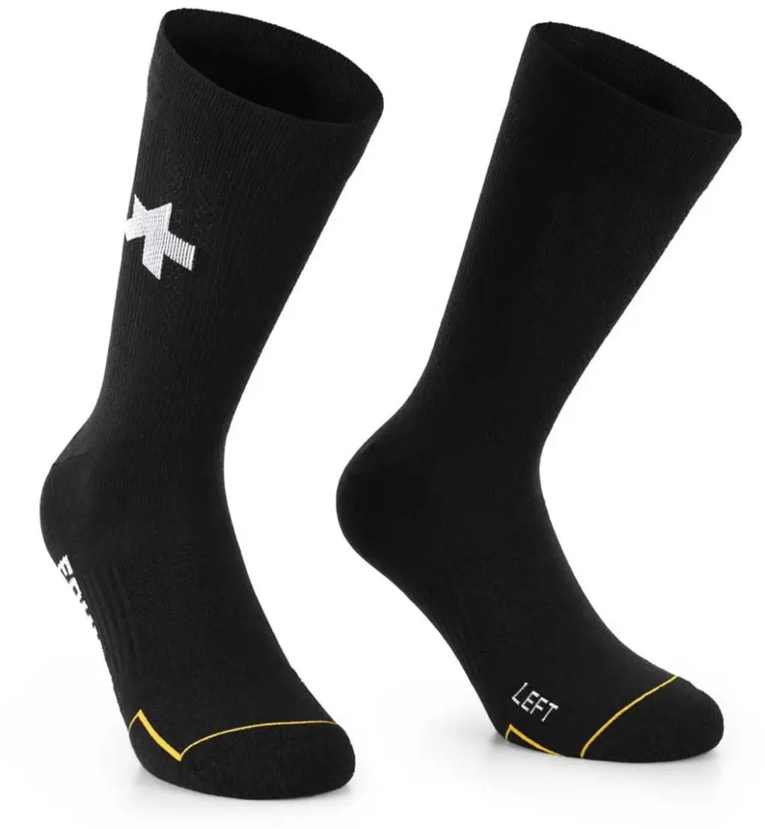 Assos RS Spring Fall Sokken - Zwart - 35-38 - afbeelding 4 van 4