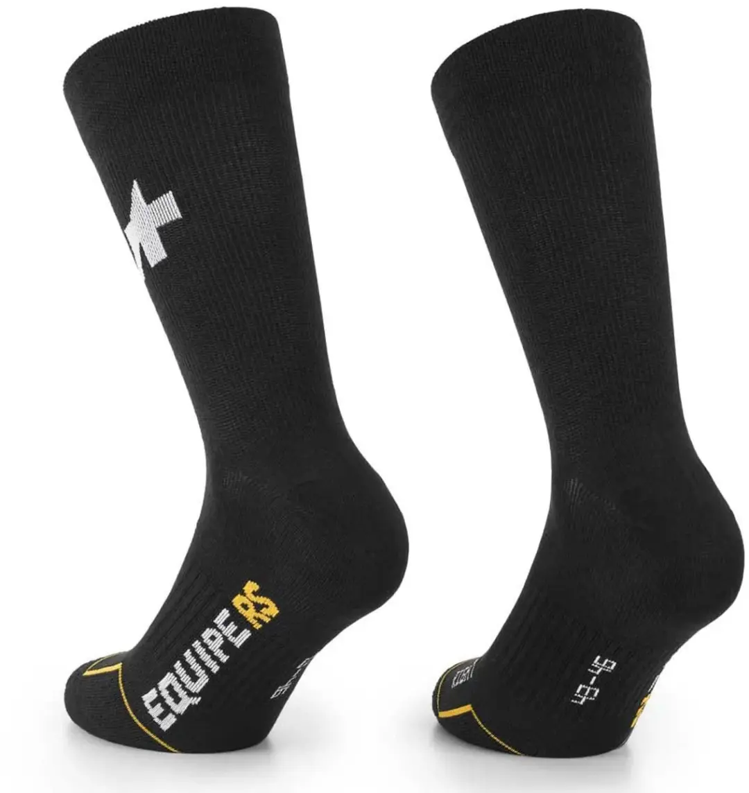 Assos RS Spring Fall Sokken - Zwart - 35-38 - afbeelding 2 van 4