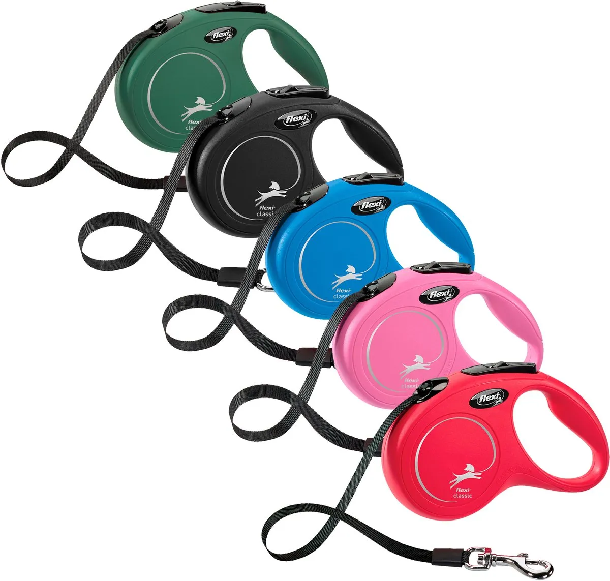 Flexi New Classic Tape Hondenriem - Roze M - 5m