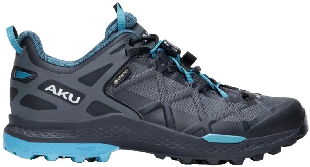 Aku Rocket DFS GTX Dames Wandelschoenen - Zwart/Turquoise - afbeelding 6 van 6