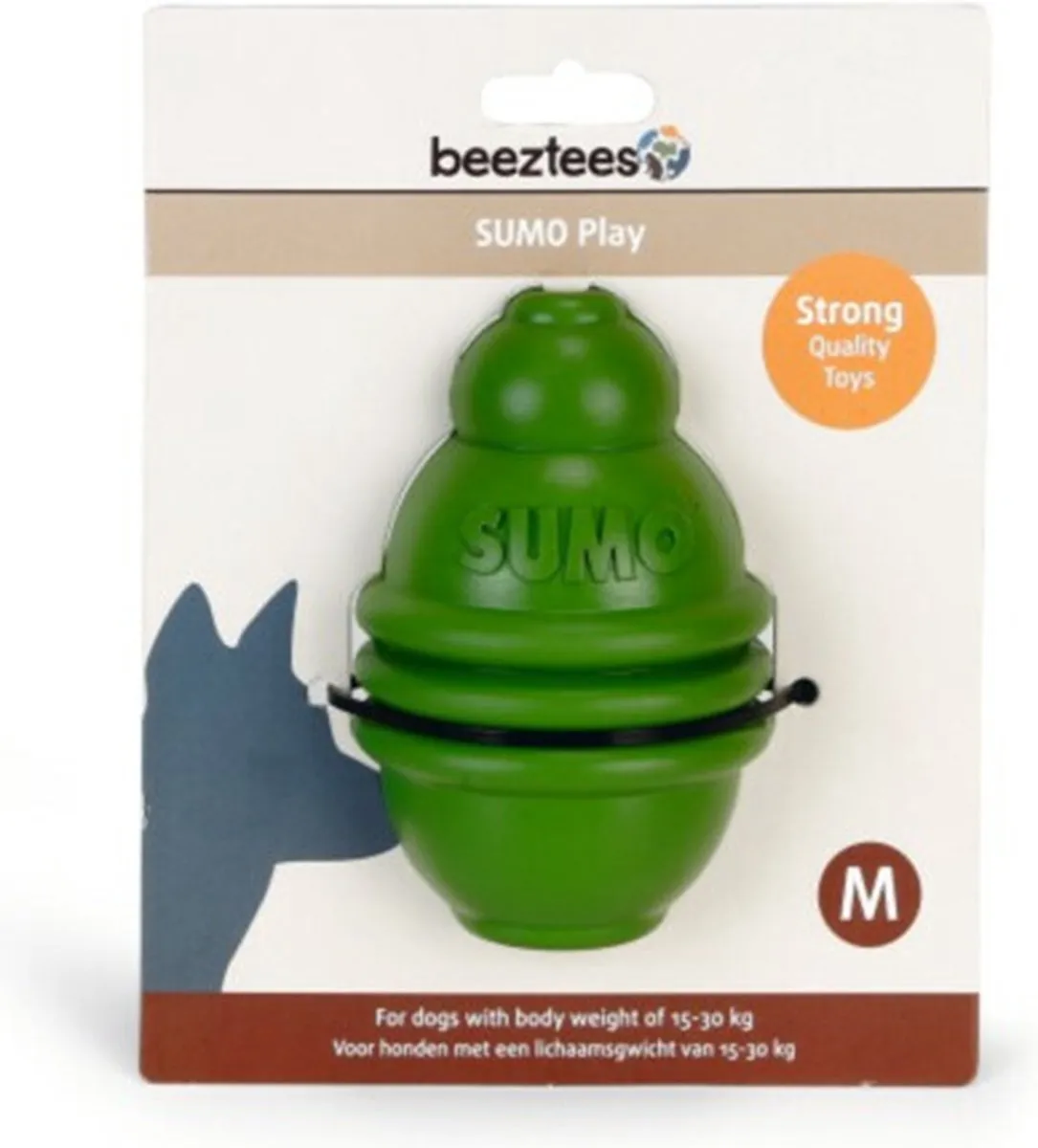 Beeztees Sumo Play Hondenspeelgoed M - Groen