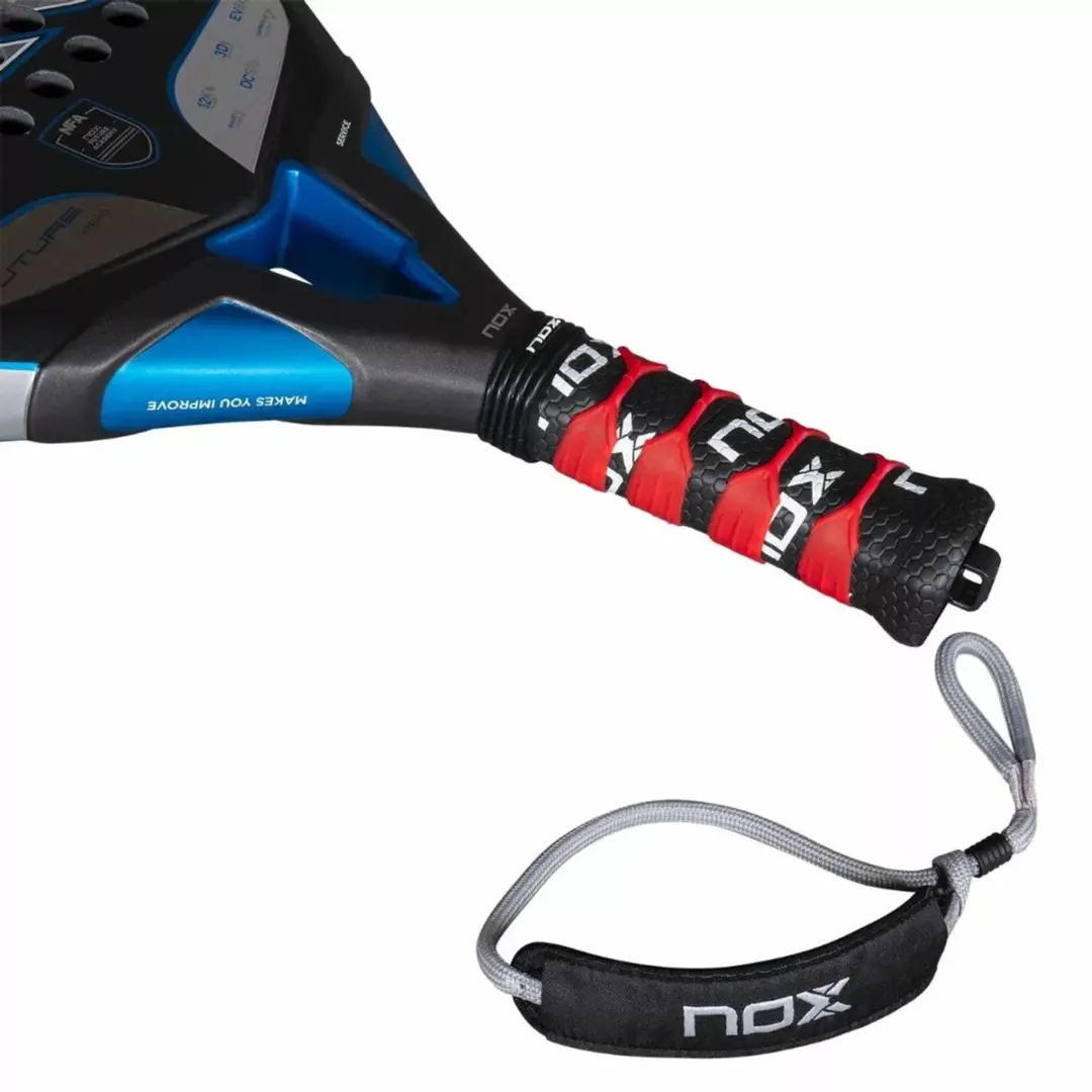 Nox Future Hybrid 12K Padelracket - Zwart/Blauw - afbeelding 6 van 6